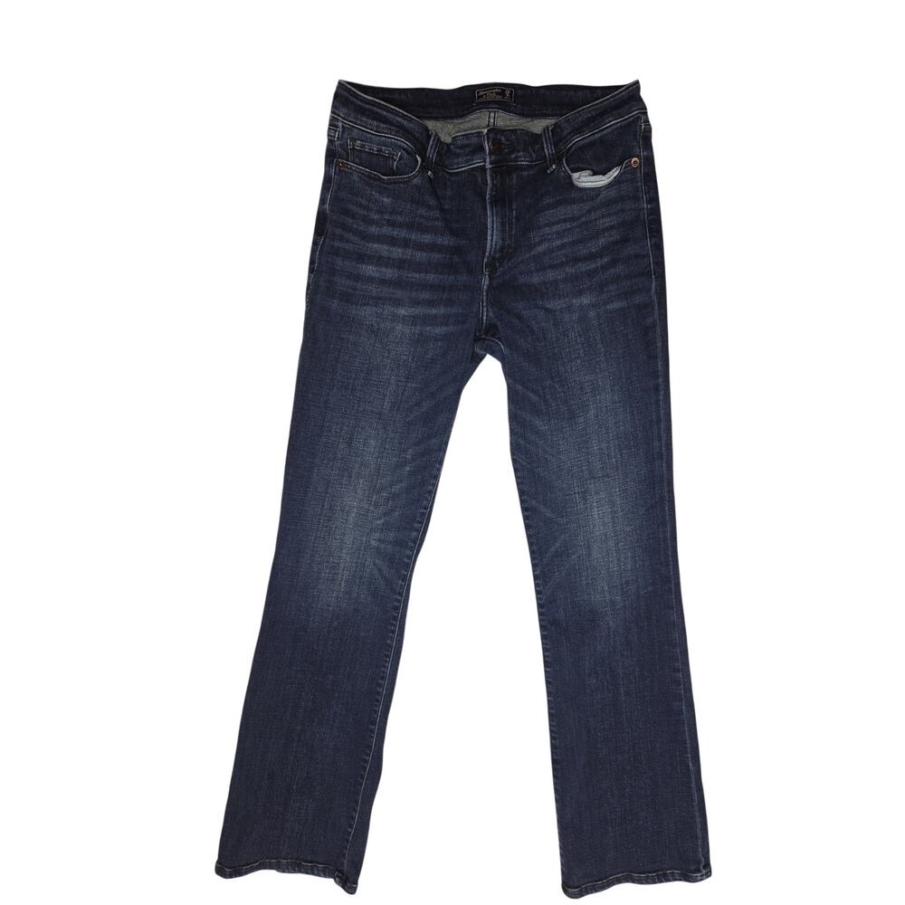 Abercrombie & Fitch Harper Skinny Boot Dark Wash Jeans W29 8S RN 75654